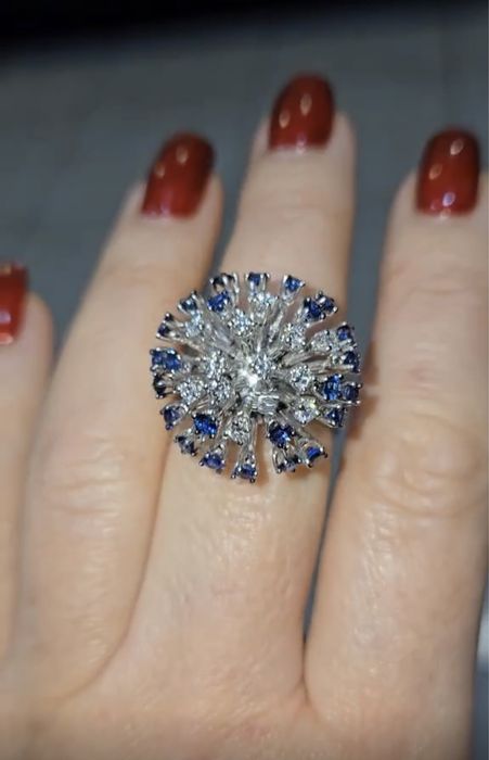 Коблучка с сапфиіами та діамантами