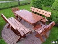 Meble ogrodowe drewniane wysyłka 200cm promocja