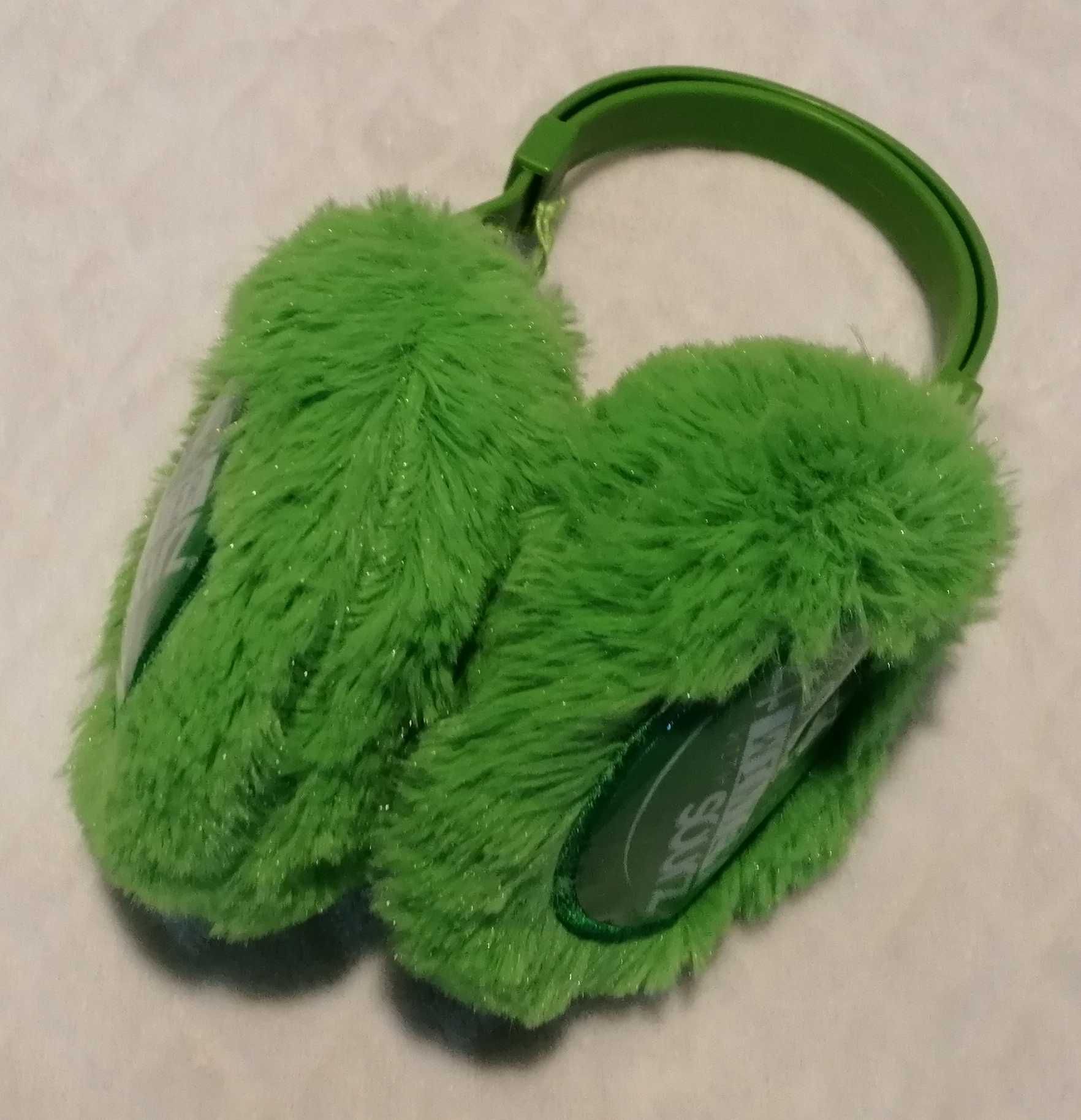 Nauszniki zimowe dziecięce, zielone, Sourz (34-47cm)