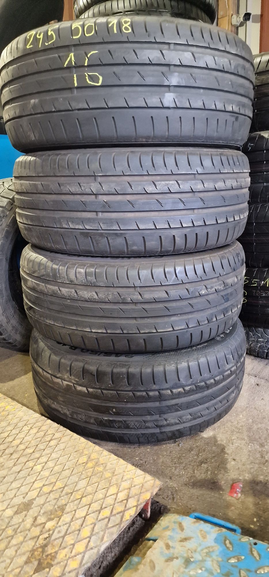 Opony Letnie Run-Flat R18 245/50-8mm-Montaż-Continental-Montaż