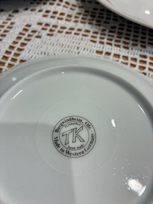 Zestaw do kawy/herbaty pozłacany