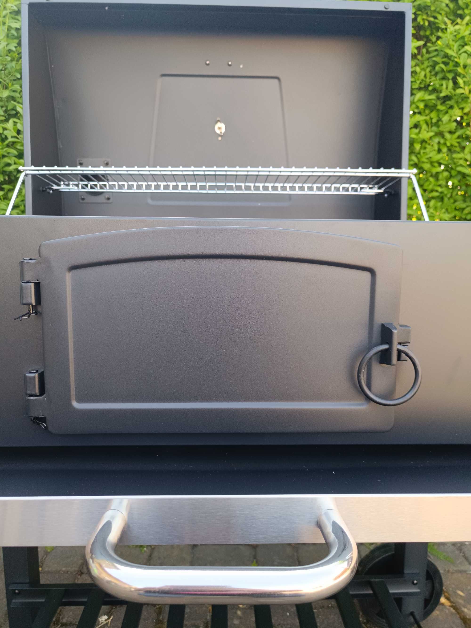 GRILL węglowy EL FUEGO ONTARIO XXL DUŻY  ruszt żeliwny składane półki!