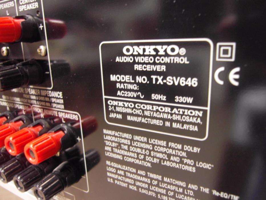 Amplificador Onkyo TX-SV646