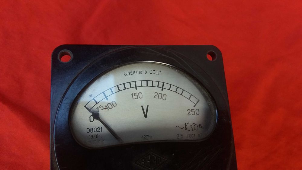 1978r  Woltomierz  50 - 250 V  made in CCCP