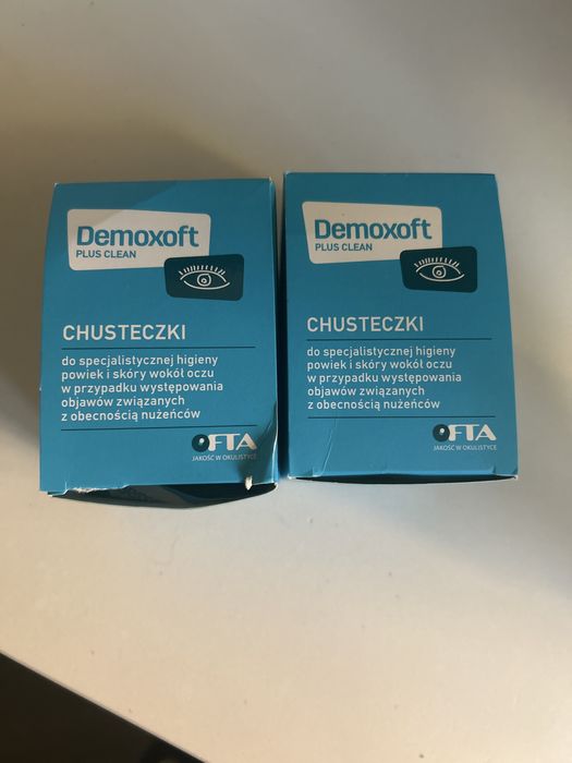 Demoxoft Plus Clean chusteczki przeciw nużeńcowi