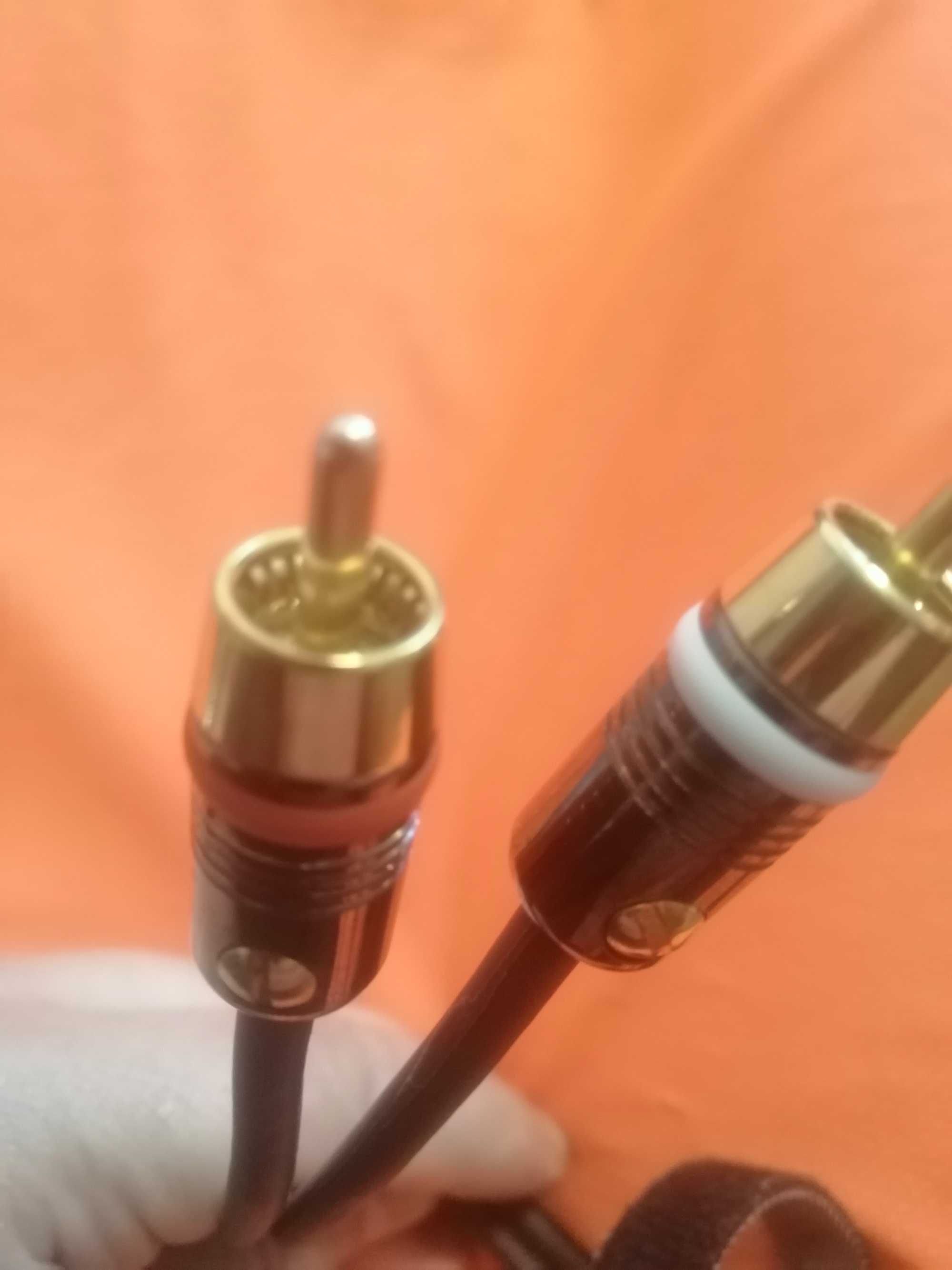 інсертний кабель 2 RCA to 3.5 Jack D'ADDARIO PW-MP-05 1.5m инсертный