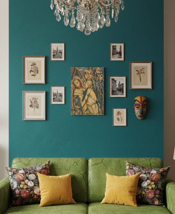 Obraz olejny na desce "Melancholia" sygnowany 1989 r. symbolizm