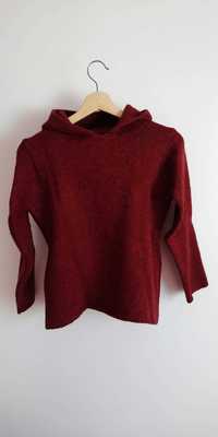Camisola lã vermelha LANIDOR/WOOLMARK – tamanho 1 (S/M)