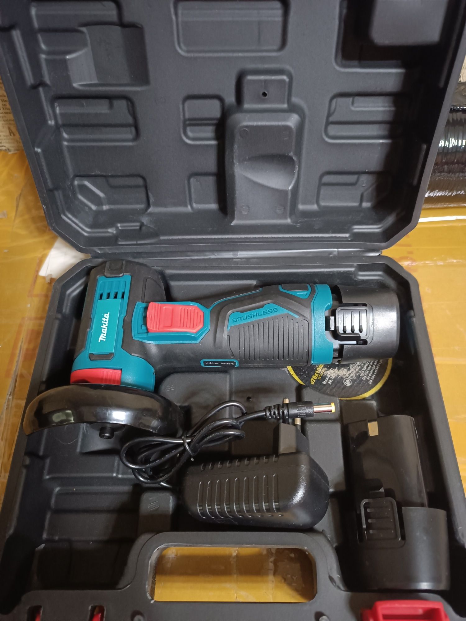 Профессиональная аккумуляторная болгарка 500W 12V