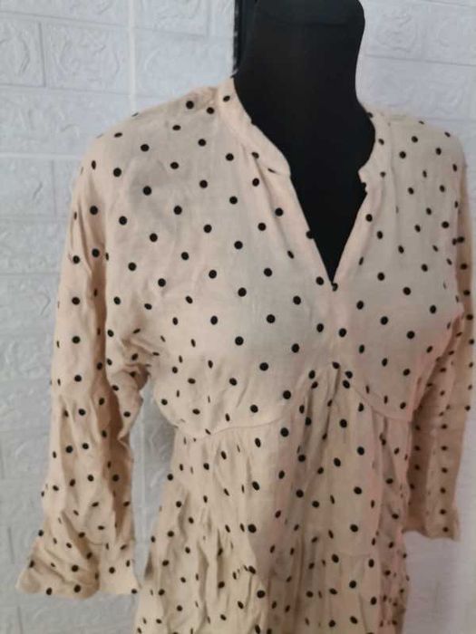 Sukienka śliczna w groszki stan idealny rozmiar M cena 1 5zł