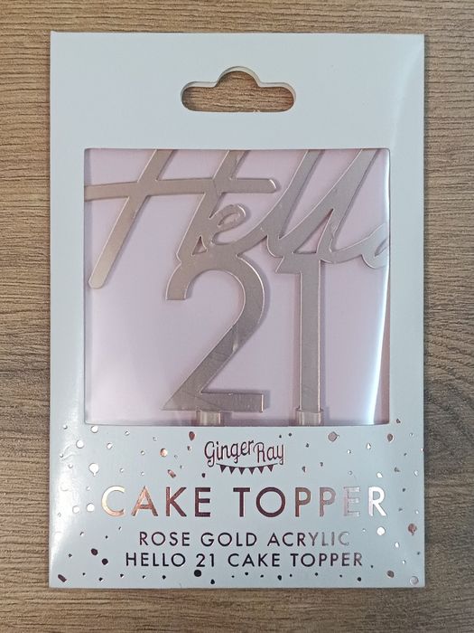 Topper na tort HELLO 21