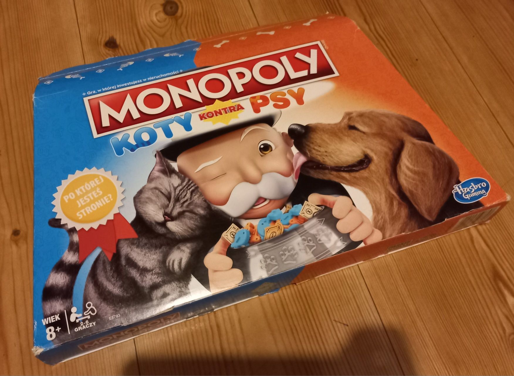 Monopoly Koty kontra Psy - gra planszowa Hasbro