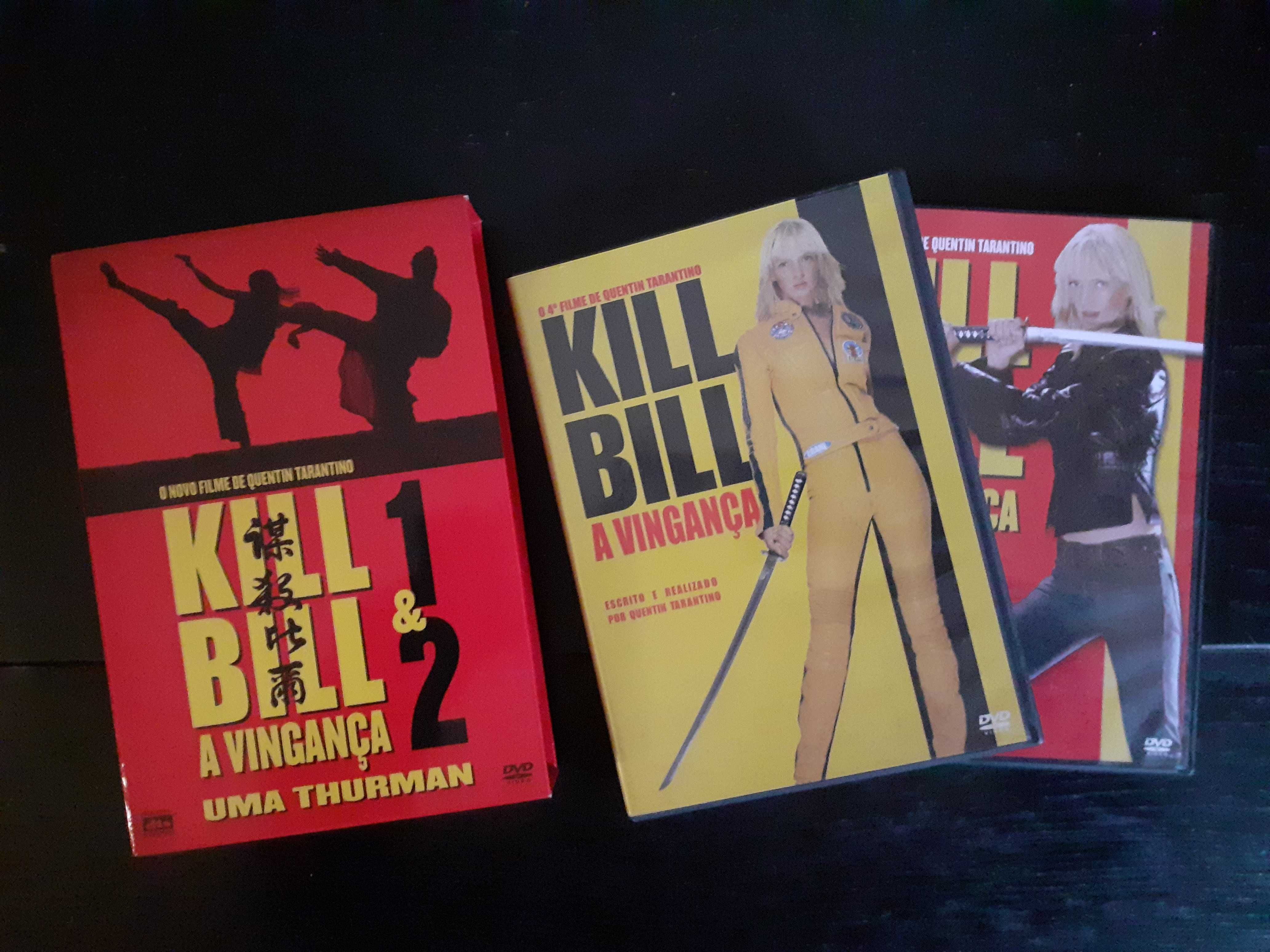 Dvds Coleção Tarantino - kill bill, Jackie Brown, Pulp fiction