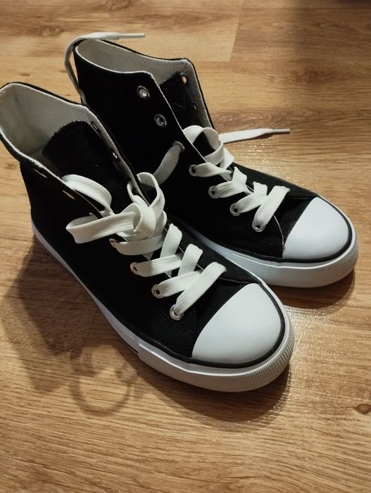 Czarne trampki damskie rozmiar 36