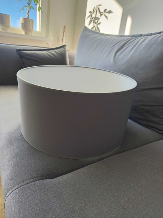 Abażur szary nowoczesny 40 cm x 20 cm