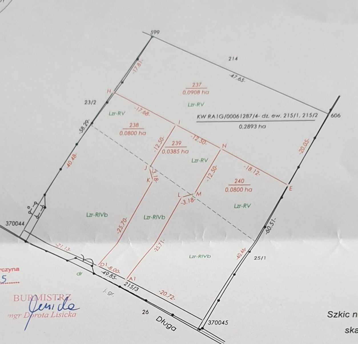 Al.Krakowska DZIAŁKA BUDOWLANA Wola Przypkowska 800 m2 Tarczyn