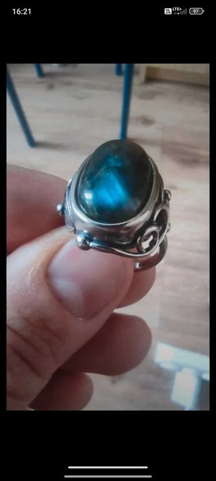 Pierścionek Labradoryt