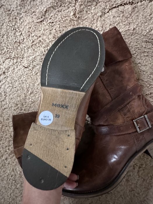 Полусапожки кожа-замш MEXX