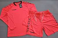 Nowy komplet sportowy Hummel roz. L bluza i szorty różowy męski