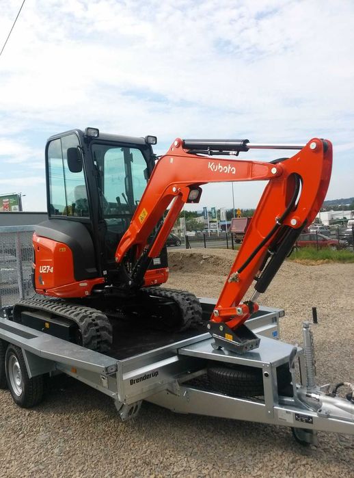 Brenderup MT3651 przyczepa laweta minikoparka walec wozidł DMC 3500 kg