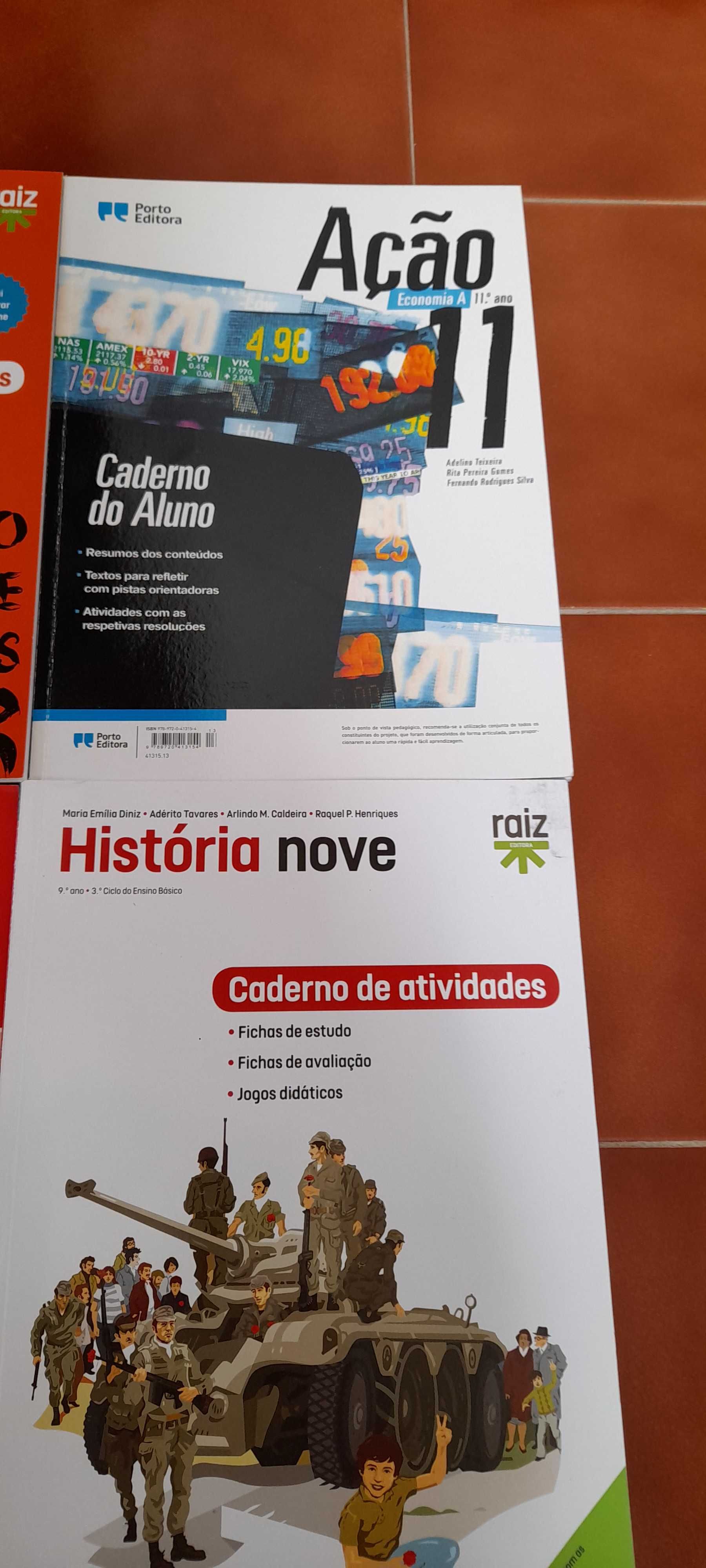 Vendo livros escolares do 10° Ano em bom estado geral (nenhum marcado)