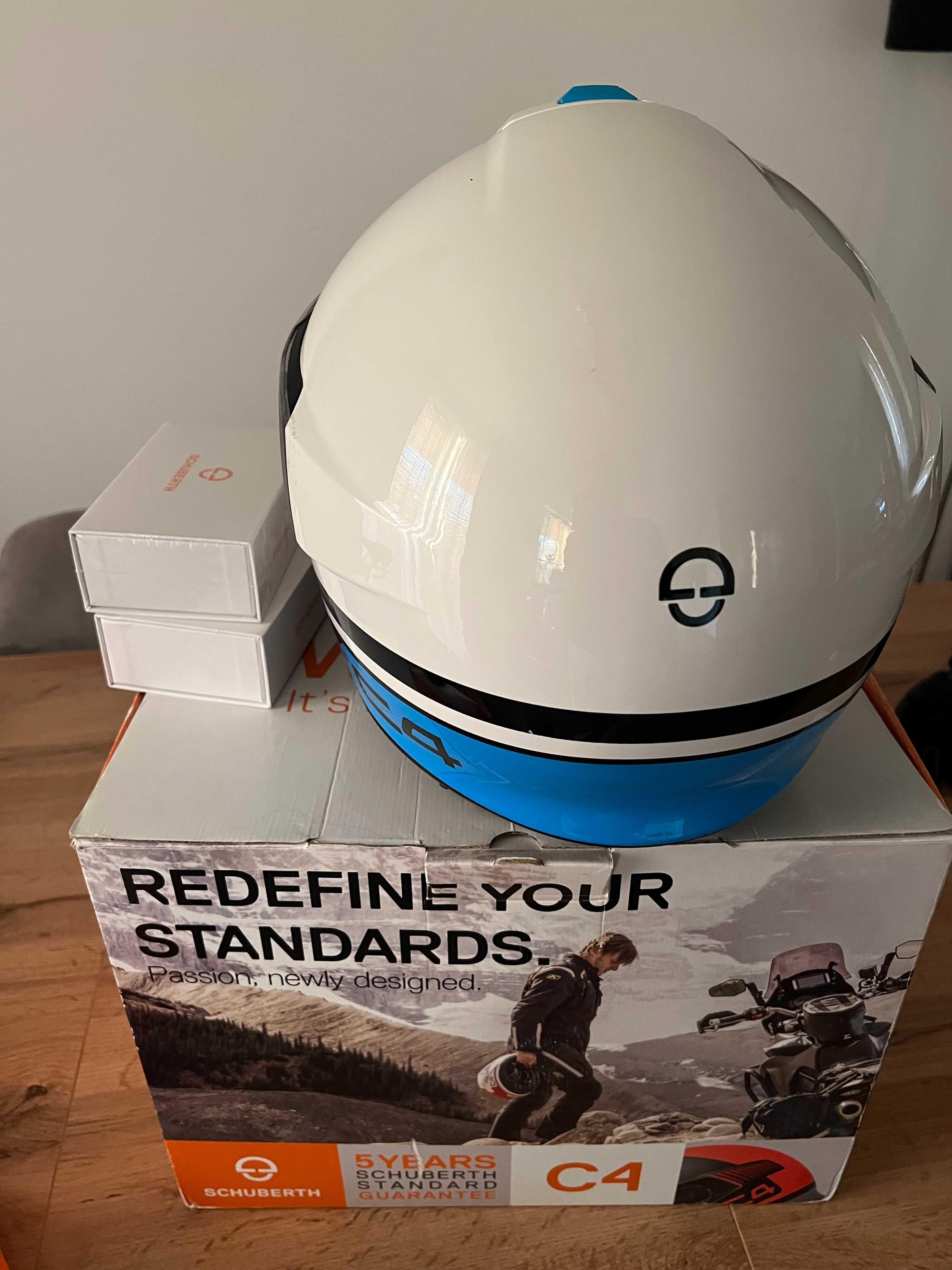 Kask Schuberth C4 Pulse rozm. 61 (XL)+ 2 interkomy  SC1 ADVANCED C4