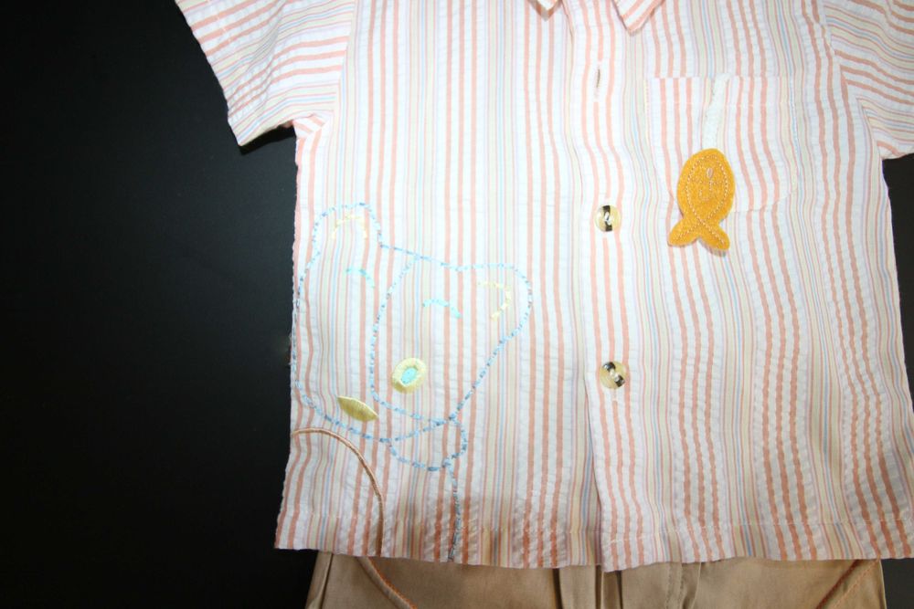 2-częściowy komplet 6/9mcy - nowy, bez metki, ani razu nie założony