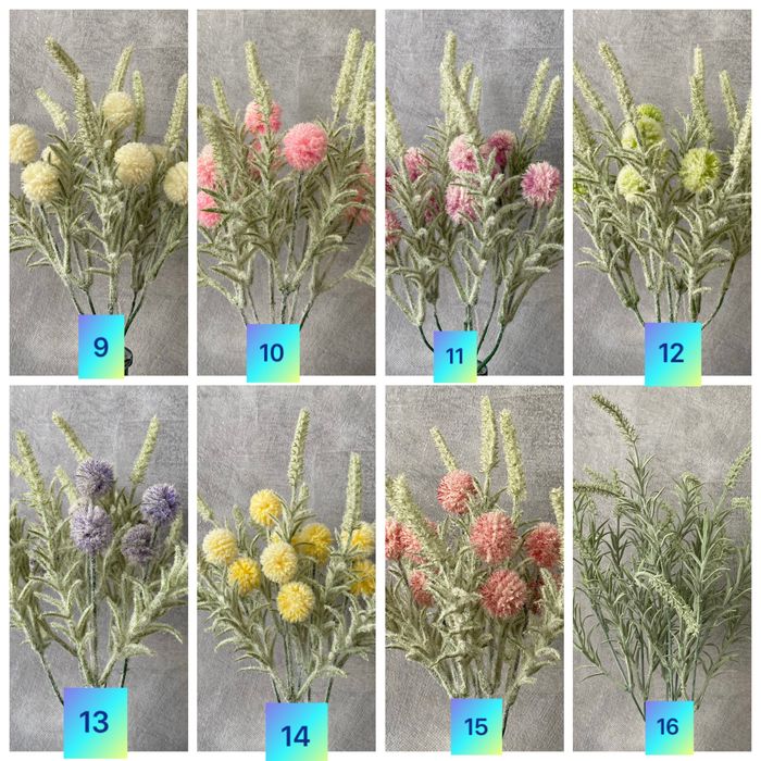 Декоративна штучна зелень для букетів