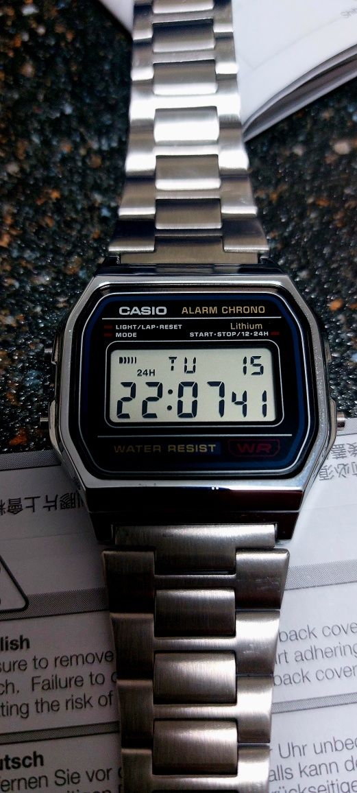 Годинник Casio A158WA Vintage | ОРИГІНАЛ | НОВИЙ | Гарантія 2 роки |