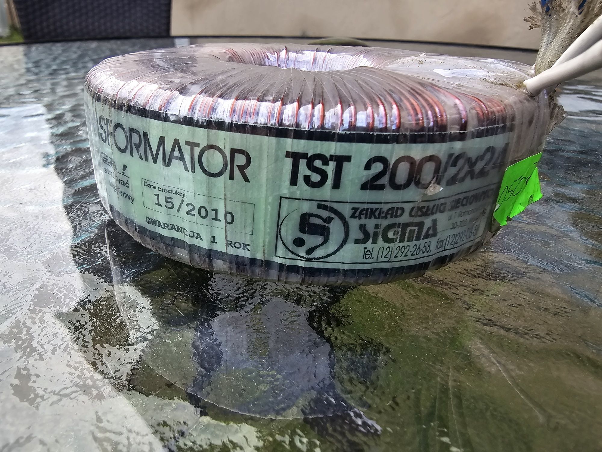 Transformator toroidalny TST 200 2x24 4.2A