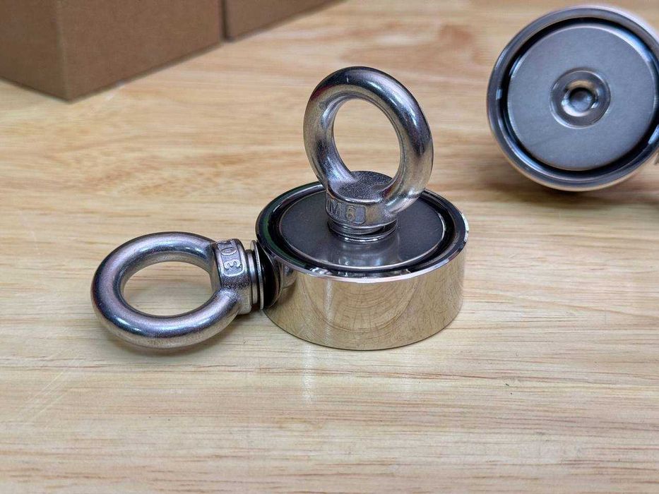 Міцний Неодимовий Магніт Двохсторонній на 90 кг (48-2) 2 кріплення