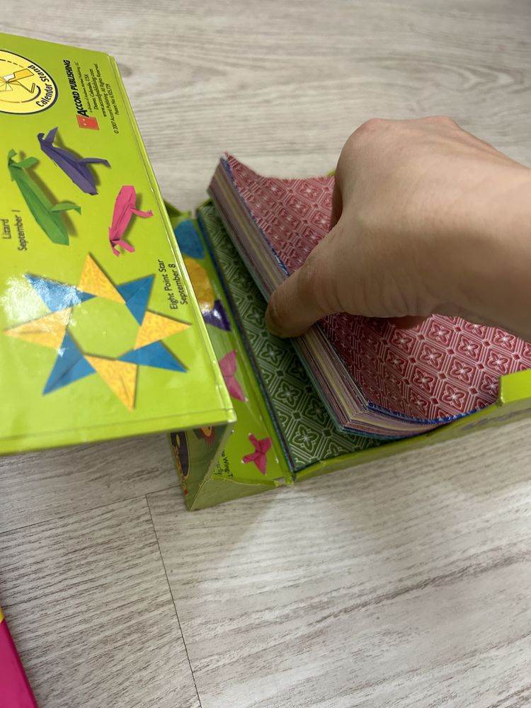 Zestaw origami płaskie i przestrzenne