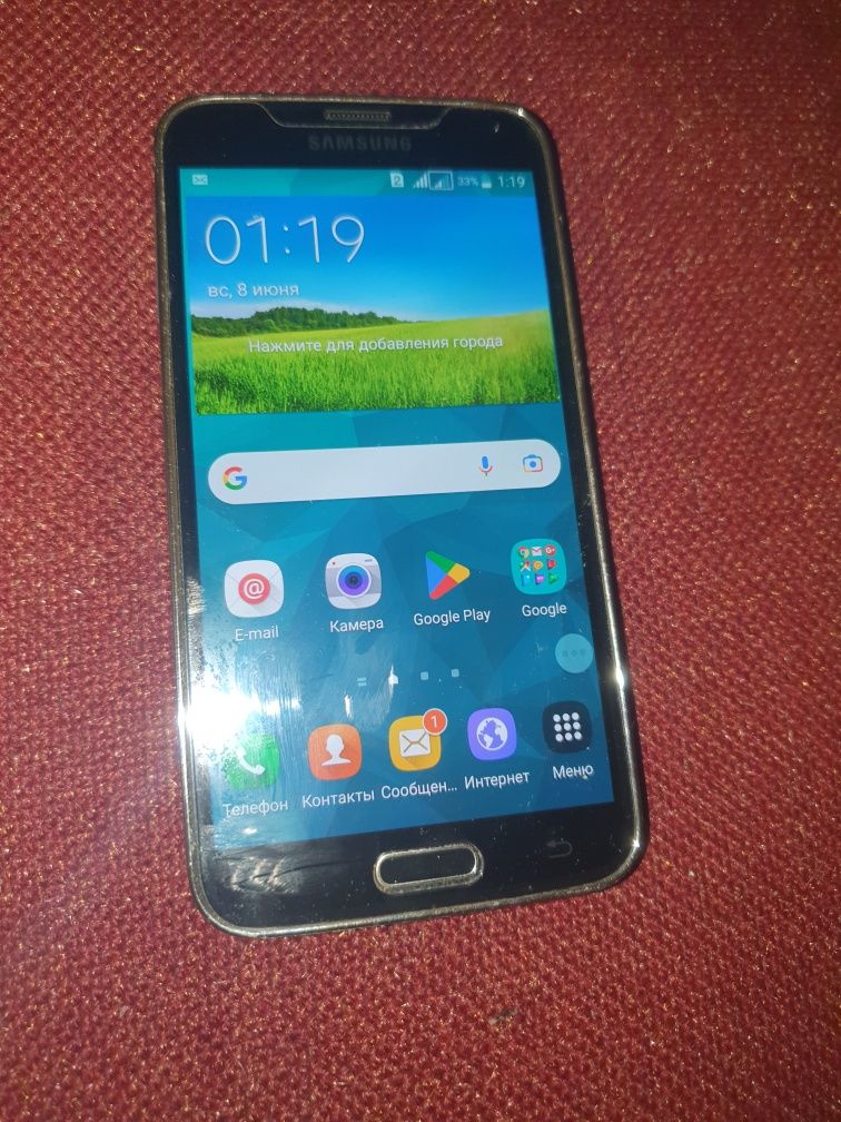 Продам смартфон samsung galaxy s5 duos 2 sim в отличном состоянии