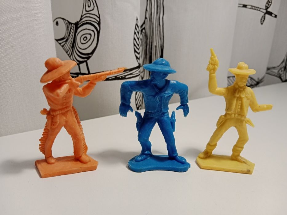 Kowboje figurki Tim Mee USA kioskowce  z PRL-u
