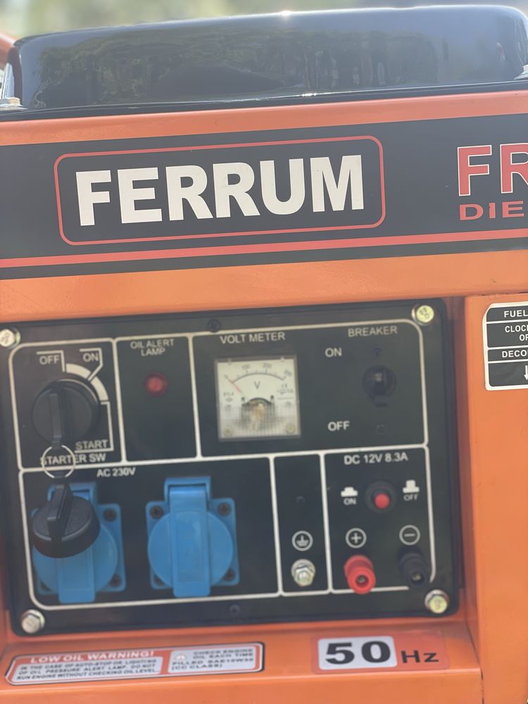Дизельний генератор FERRUM FRDG3335JD 3,3/3,5 кВт (електростартер)
