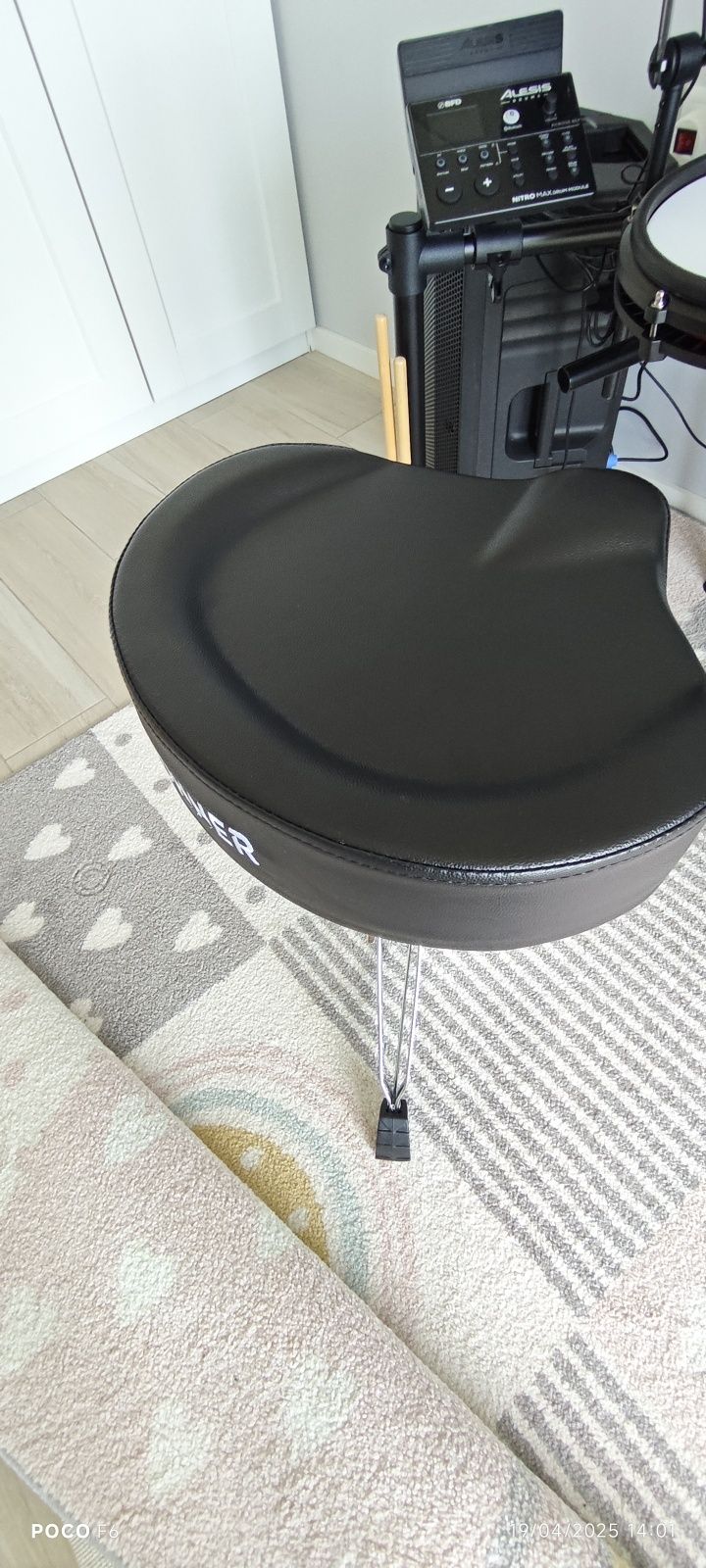 Assento de bateria donner