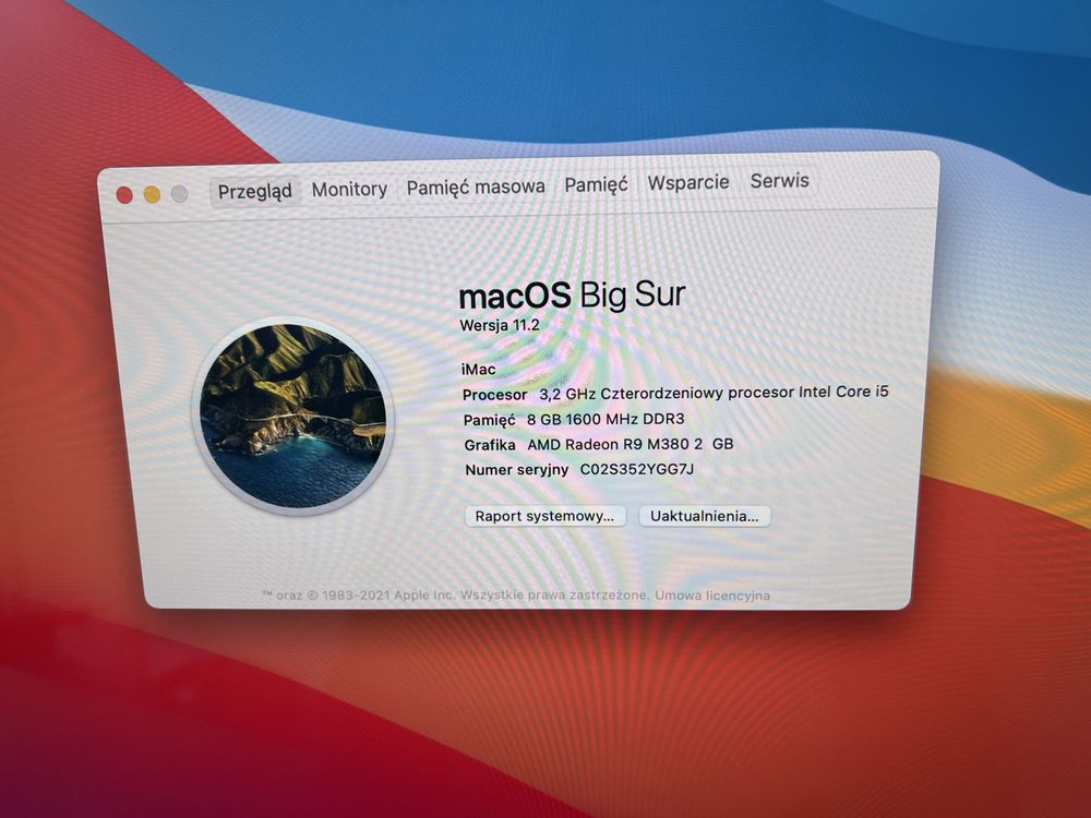 iMac Late 2015 27” 1TB 8GB RAM Klawiatura