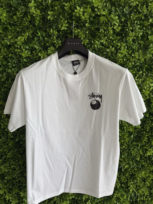 T-shirt Stüssy x Nike – biały, unisex, rozmiar M