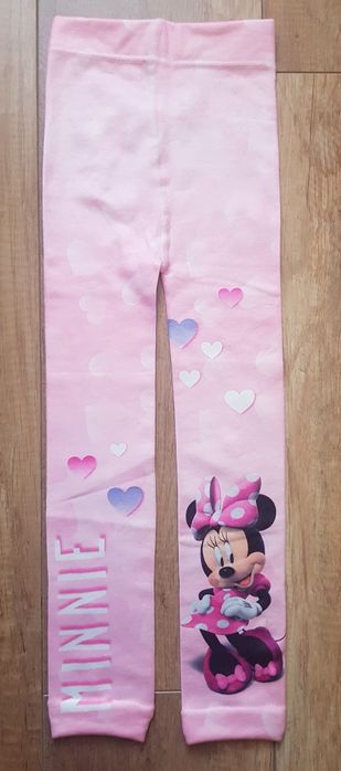 Disney getry polar myszka Minnie 98/104 cm ocieplane legginsy