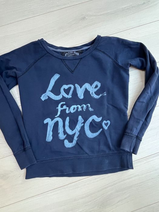 Bluza granatowa z napisem Hilfiger