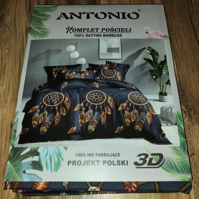 Komplet Pościeli Łapacz Snów Granatowy 160x200