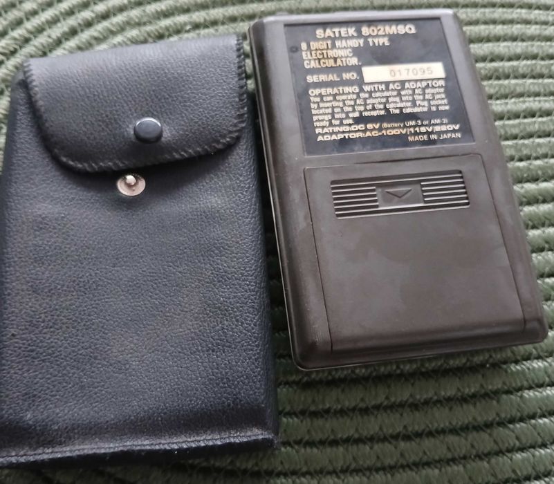 Kalkulator vintage Satek 802MSQ futerał, ładny stan możliwa zamiana