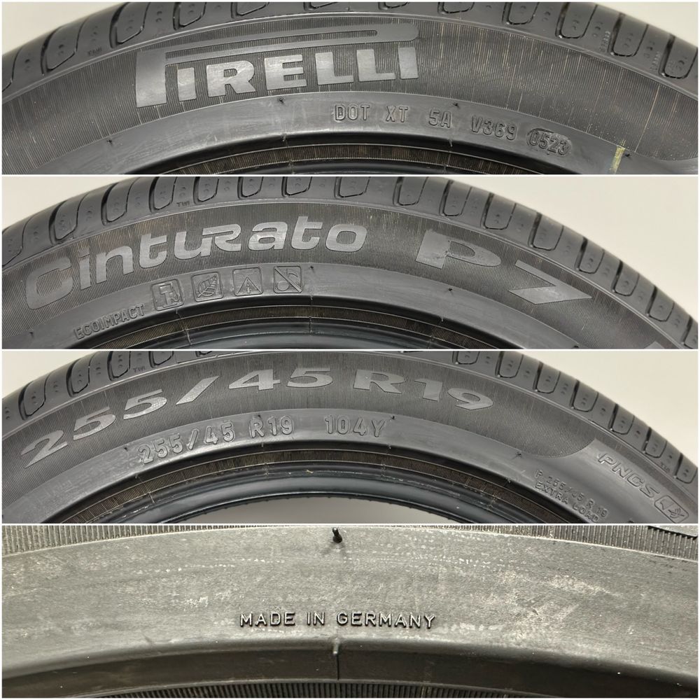 Нові літні шини Pirelli Cinturato P7 255/45 R19 104Y AO