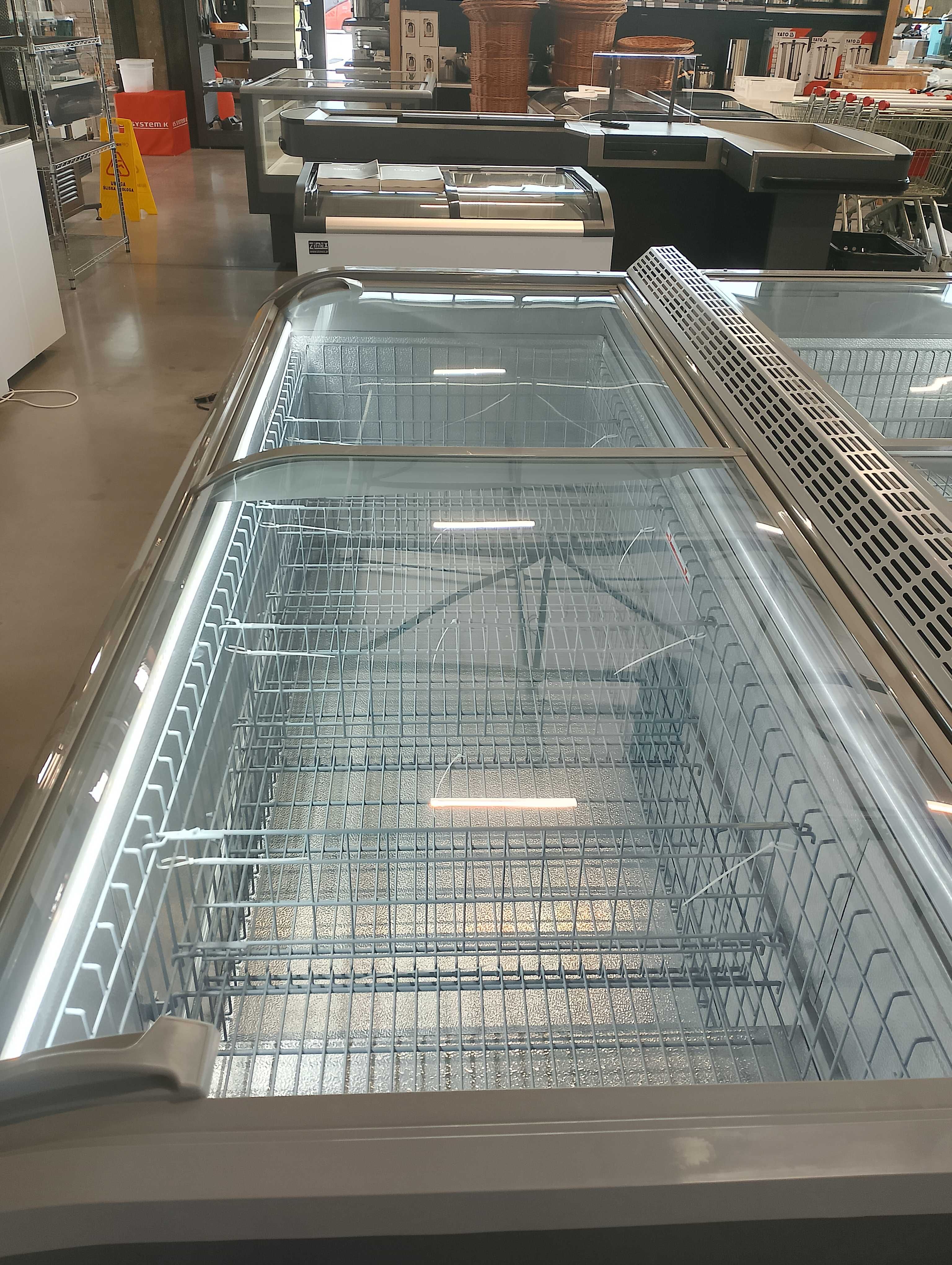 Zamrażarka boneta mroźnicza przeszklona ZIMEX Makan! Mroźnia 185
