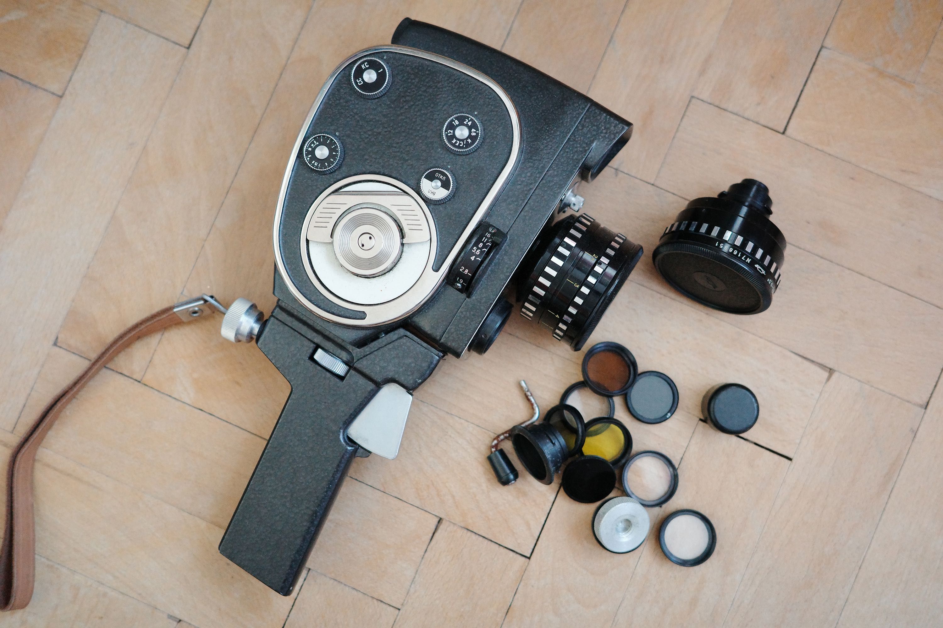 Kamera 8mm Kwarc CCCP + 2 obiektywy