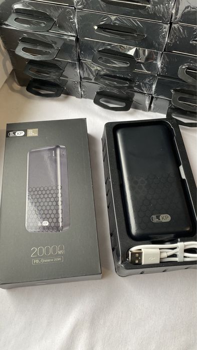 Потужний повербанк, 20000 mAh, 20W, KING POWER, KP-23, швидка зарядка