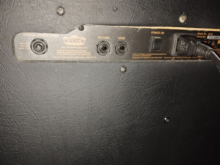 Wzmacniacz gitara Vox av30 hybryda lampa