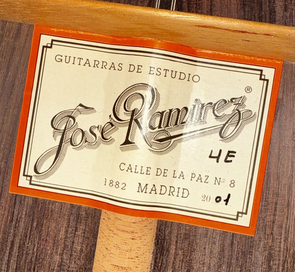Guitarra classica Jose Ramirez