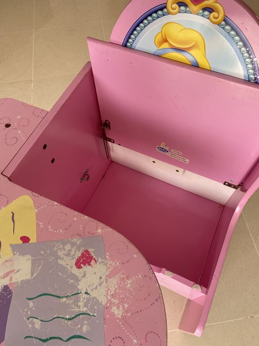 Escrivaninha Princesas (secretaria criança)
