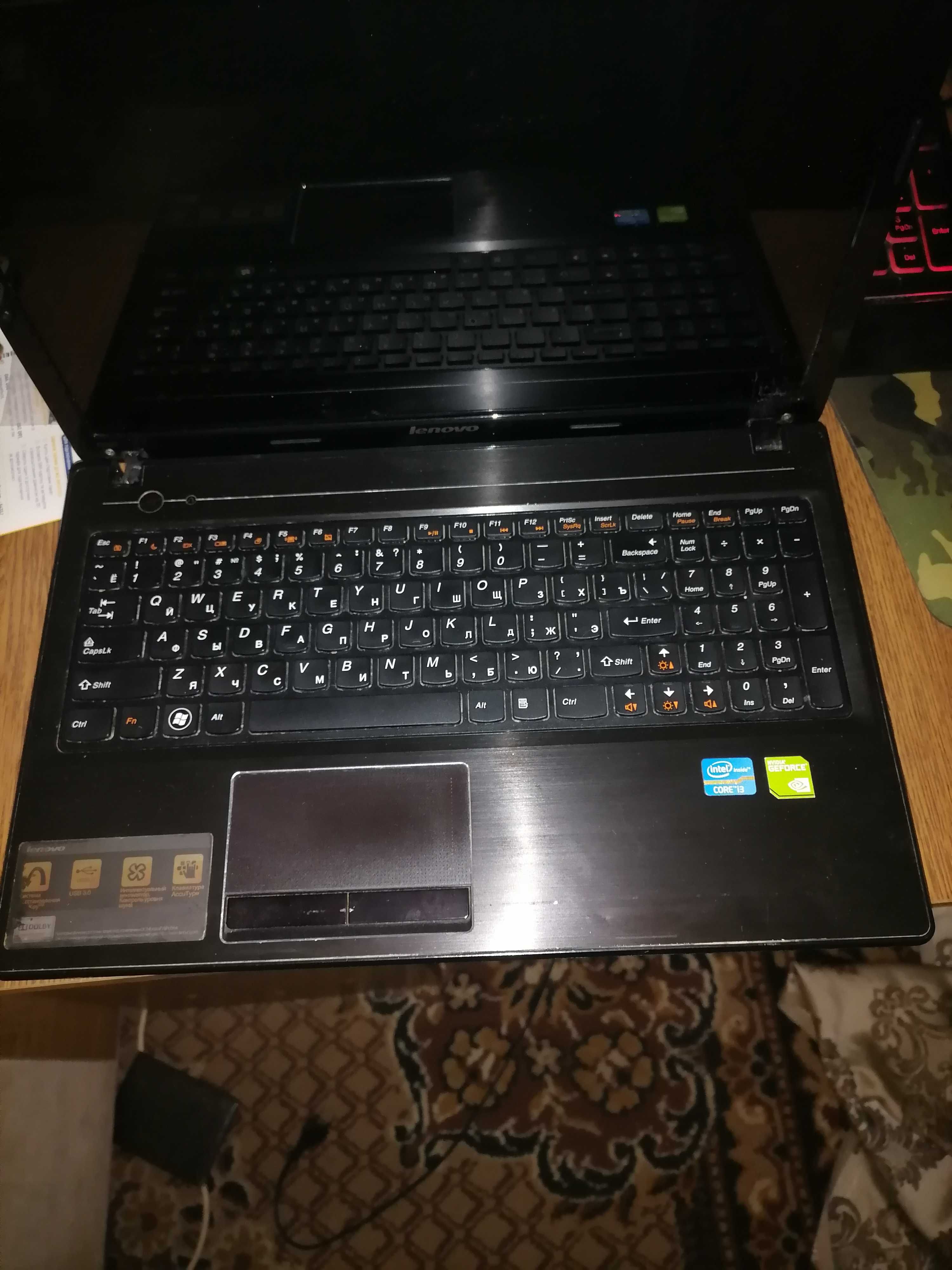 Lenovo g580 16 ОЗУ 256и 128 ssd ДВЕ ВИДЕО КАРТЫ!!!